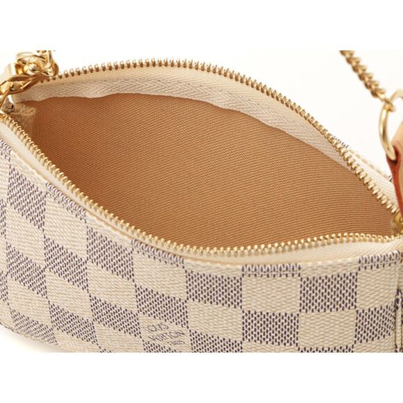 Louis Vuitton Mini Pochette Accessoir Damier Azur - Picture 5 of 8